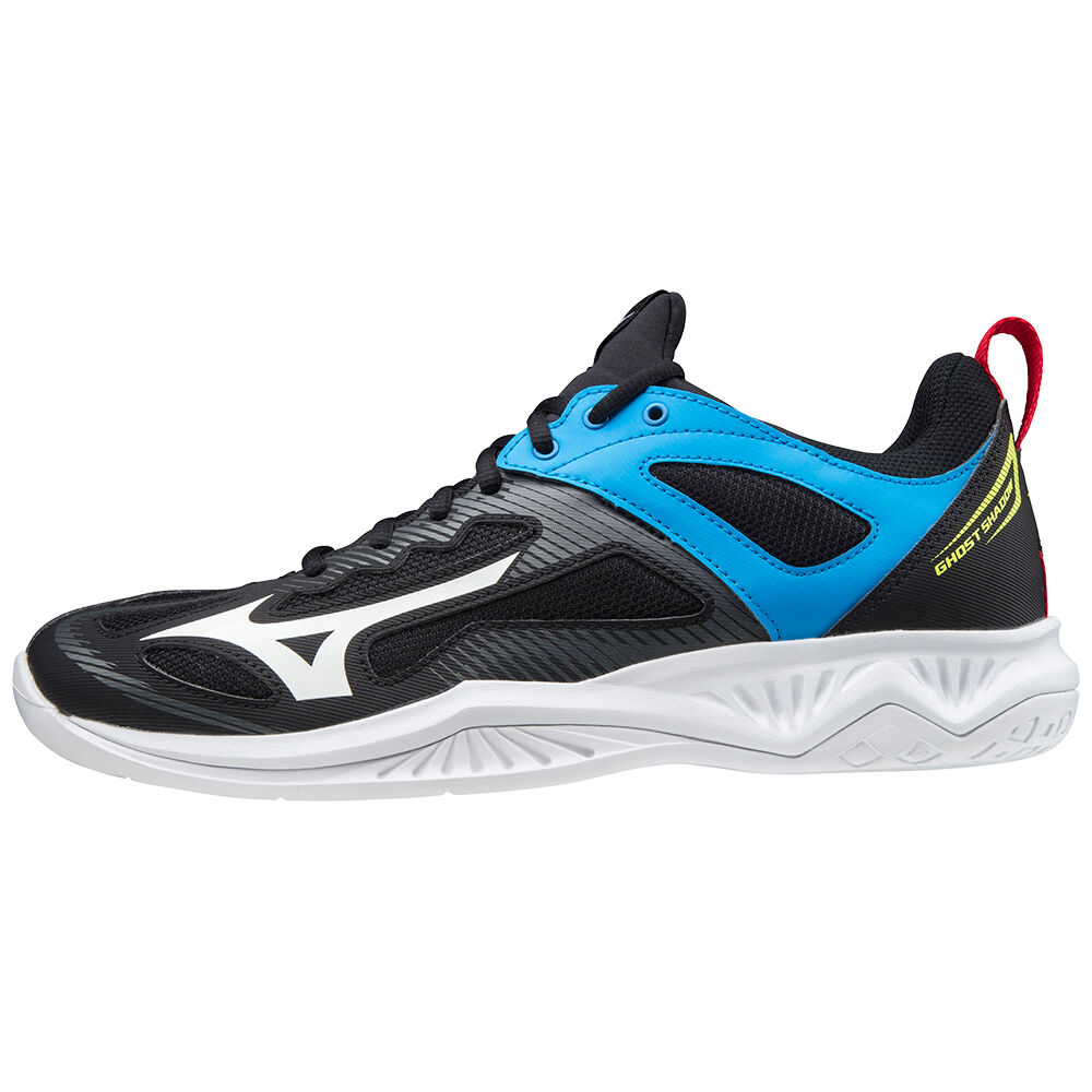 Mizuno Ghost Shadow Férfi Kézilabda Cipő Fekete/Fehér/Kék PID471628